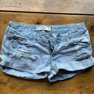 Abercrombie distressed shorts